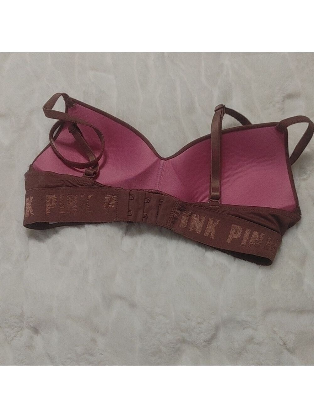 PINK by VS Wear everywhere Wireless lightly lined bra size 32A Purplish Pink - Picture 3 of 9